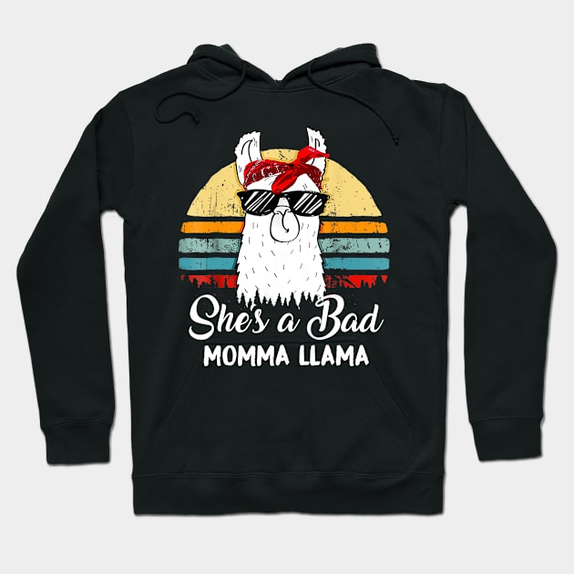 Mama Llama Hoodie by Bernesemountaindogstuff